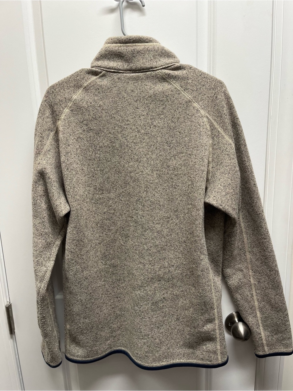 Patagonia Better Sweater Full Zip Jacket Men's L Large Stonewash Gray Navy Trim - Picture 2 of 10